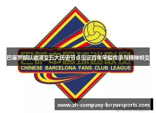 巴塞罗那队徽演变五大历史节点见证百年荣耀传承与精神蜕变